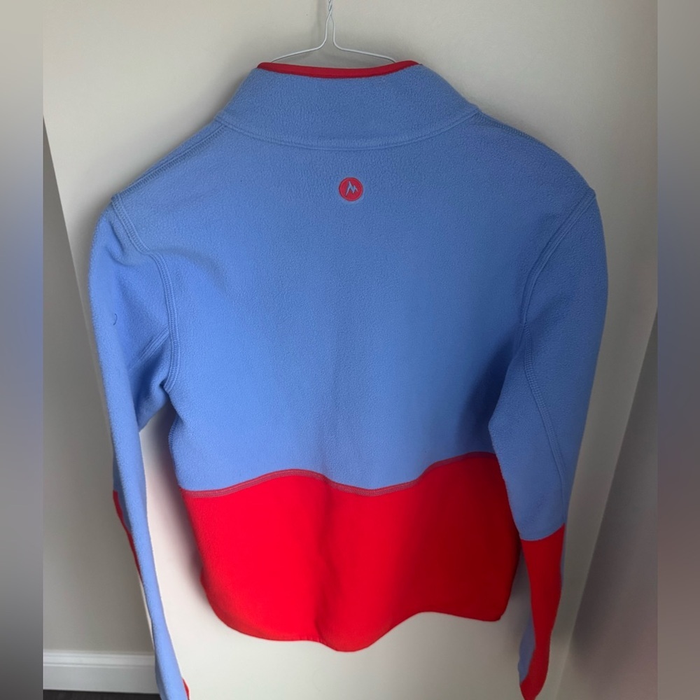 Marmot Women’s Color Block Blue/Red 1/4 Zip Size XS - Picture 6 of 6